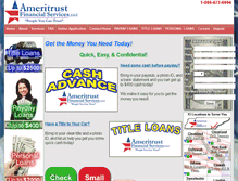 Tablet Screenshot of americantrustcash.com